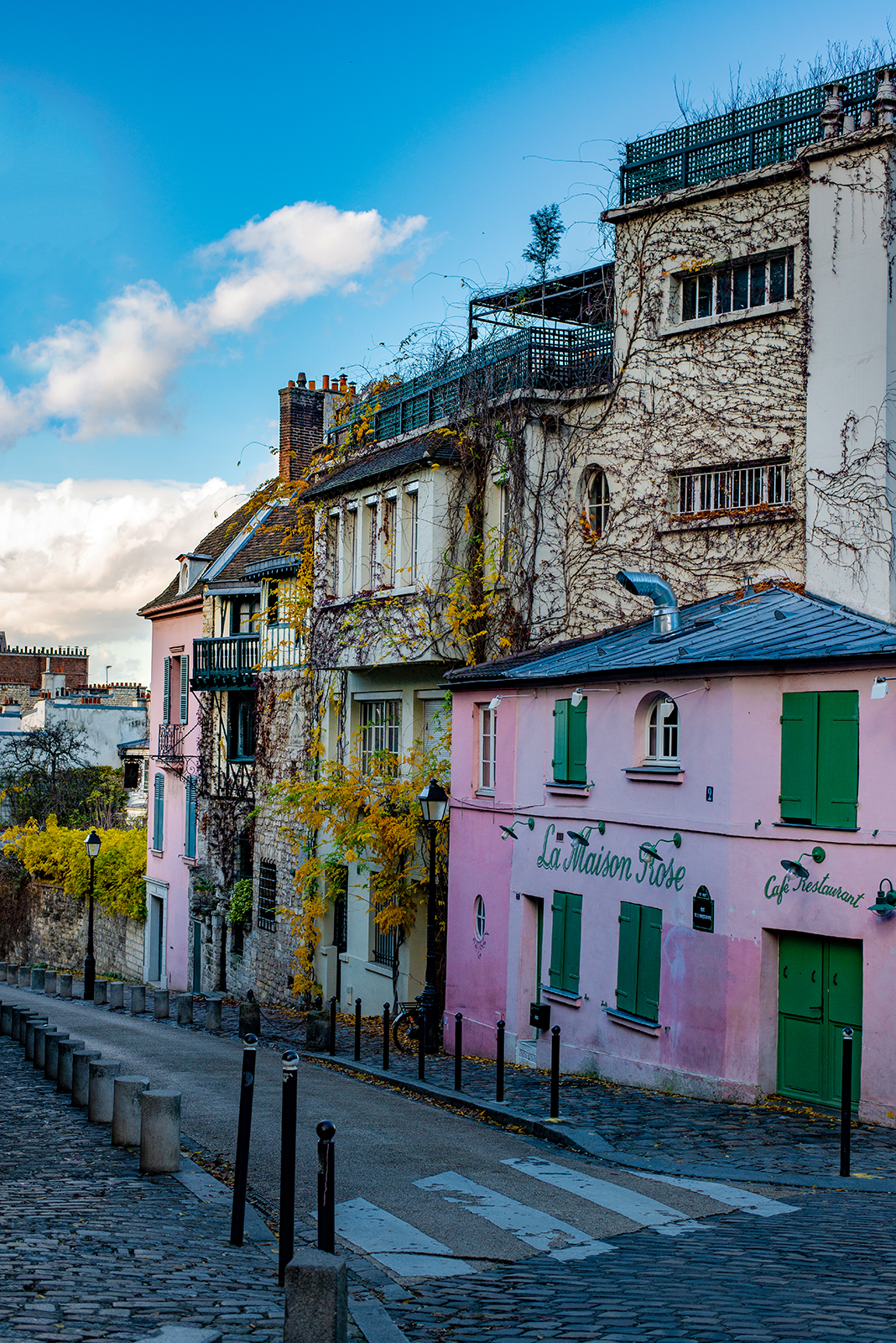 La Maison Rose in Montmartre, Paris